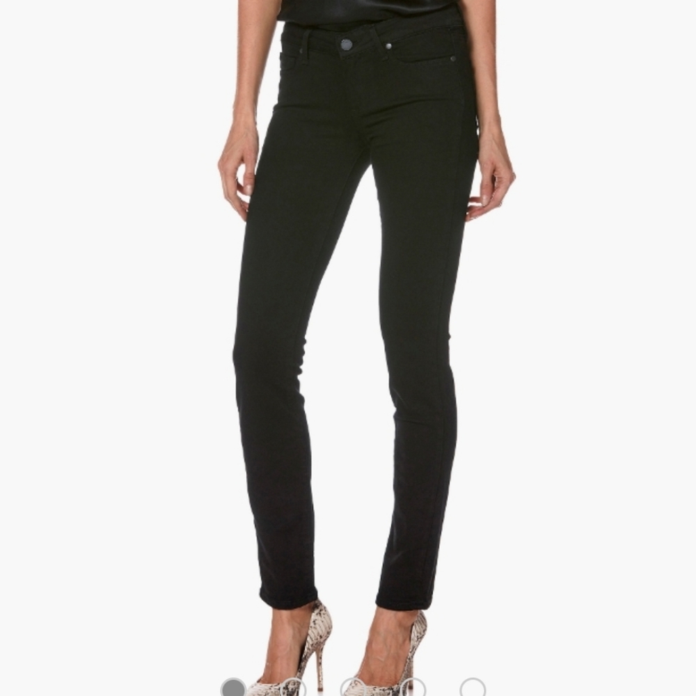 Paige Skyline Skinny Jeans Size 26 Black